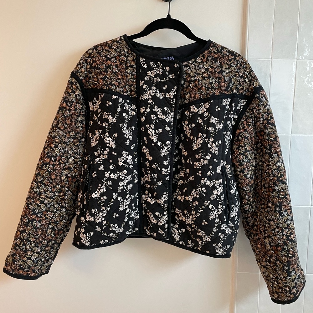 Zara | quilted spring jacket